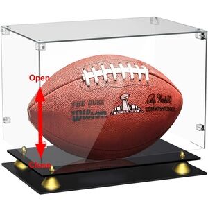 Acrylic Mirrored Display Case for Football